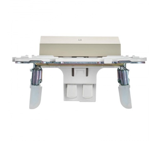 SKANDY Выключатель 1-клавишный проходной с индикацией 10А SK-V08B бежевый  SK-V12-1-10-K10  IEK