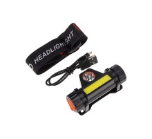 Фонарь-трансформер заряжаемый NEW AGE налобный/автомобильн. с торцевым магнит., дальний/ближ. свет, регулируемый поворот, 2000 мАч  75-7839  REXANT