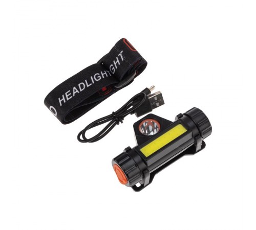 Фонарь-трансформер заряжаемый NEW AGE налобный/автомобильн. с торцевым магнит., дальний/ближ. свет, регулируемый поворот, 2000 мАч  75-7839  REXANT