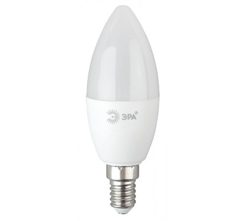 Лампа светодиодная ЭКО LED B35-8W-865-E14 R (диод, свеча, 8Вт, хол, E14)  Б0045341  ЭРА