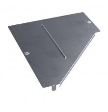 Крышка переходника левого Стандарт INOX (AISI 316) 500х200  PR16.5586  Промрукав