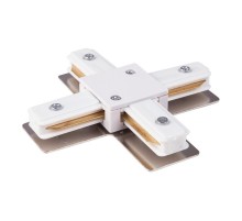 Коннектор для однофазного шинопровода Х-образный TRC-1-1-X-WH (белый)  a039585  Elektrostandard