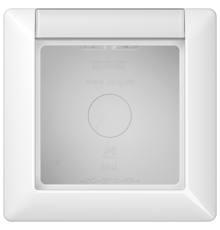 Коробка для накладного монтажа 1-кратная; белая  AS581ANAWW  Jung