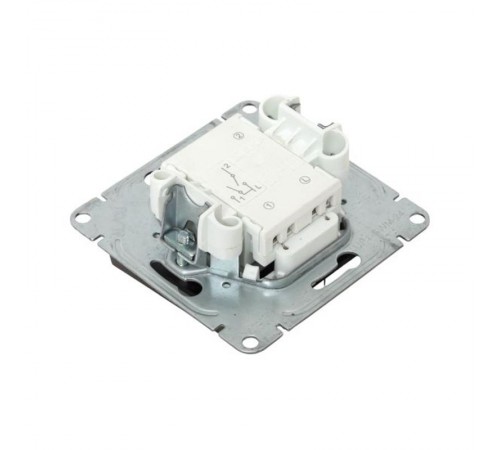 Механизм выключателя, двухклавишный, с подсветкой, мокко Эпика  UP1-SWM-24 EKF