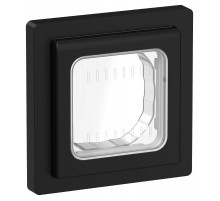 FLITE Рамка 1-местная IP55 Рпро-1-55-ФлЧ черный  FI-M10-32-55-K02  IEK