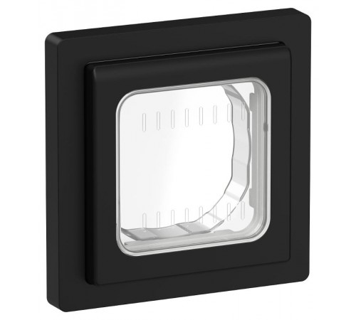 FLITE Рамка 1-местная IP55 Рпро-1-55-ФлЧ черный  FI-M10-32-55-K02  IEK