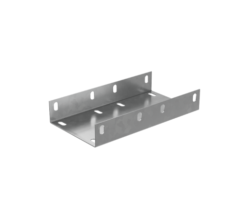 Соединительная пластина усиленная П-образная для лотка 50х500 мм "ПЛЮС" INOX304  SPUplus50-500 INOX304  КМ - профиль