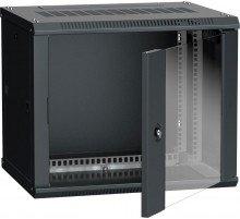 Шкаф LINEA W 6U 600x450 мм дверь стекло, RAL9005  LWR5-06U64-GF  ITK