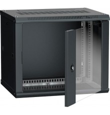 Шкаф LINEA W 9U 600x450 мм дверь стекло, RAL9005  LWR5-09U64-GF  ITK