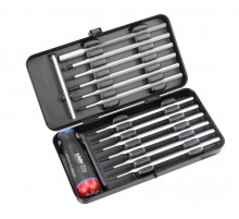 Отвертка c регулировкой крутящего момента Серия Nm 1,5-3,0 с набором насадок 12 шт в кейсе  10099216  Felo