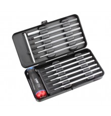 Отвертка c регулировкой крутящего момента Серия Nm 1,5-3,0 с набором насадок 12 шт в кейсе  10099216  Felo