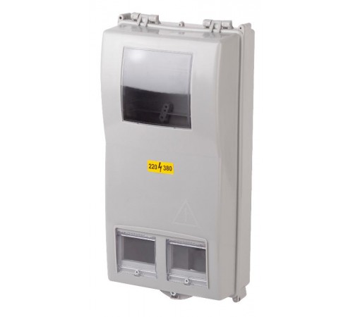 Щит учетно-распределительный пластиковый навесной ЩУРн-П 3/8 IP54 (485х240х140)  Б0050593  ЭРА