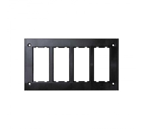 Simon Connect Рамка на 4 S-модуля к монт.коробке SBM250, Сима Про, графит  SBM402-14  Simon