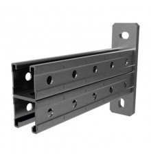 Консоль СТРАТ двойная 41х41, база 100, толщ. 2,0 мм, гальван. цинк, 874601  КСД-41х41х100-2,0-ЭЦ   Ostec