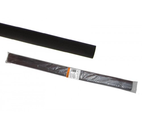 Термоусаживаемая трубка ТУТнг 6/3 черная по 1м (50 м/упак)  SQ0518-0207  TDM