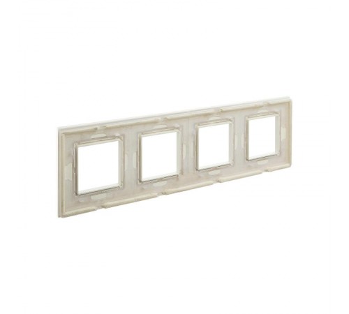 Рамка из натурального стекла, "Avanti", светло-зеленая, 8 модулей  4406828  DKC