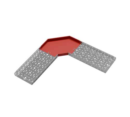 Угол горизонтальный 90 гр. 50х300 мм "ПЛЮС" HD  GLplus90-50-300 HD   КМ-профиль