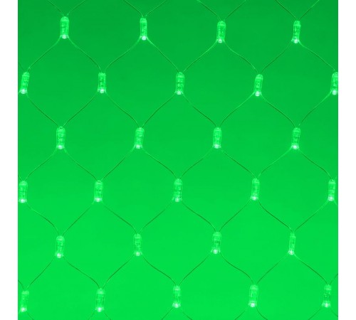 Светодиодная гирлянда ARD-NETLIGHT-CLASSIC-2000x1500-CLEAR-288LED Green (230V, 18W)  024680  Arlight