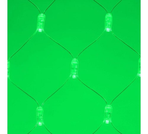 Светодиодная гирлянда ARD-NETLIGHT-CLASSIC-2000x1500-CLEAR-288LED Green (230V, 18W)  024680  Arlight