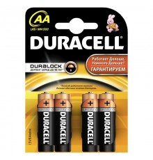 Элемент питания Duracell LR6-4BL BASIC  Б0014045  Duracell