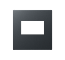 Kрышка для USB-зарядный устройств; без видимого винта; термопласт; матовый антрацит  A1569USBANM  Jung