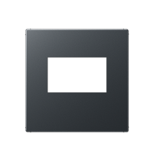 Kрышка для USB-зарядный устройств; без видимого винта; термопласт; матовый антрацит  A1569USBANM  Jung