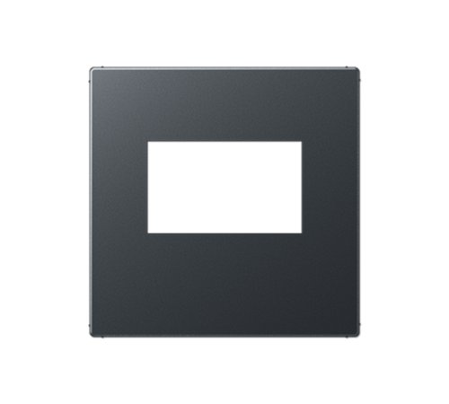 Kрышка для USB-зарядный устройств; без видимого винта; термопласт; матовый антрацит  A1569USBANM  Jung