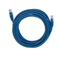 Патч-корд U/UTP, CAT 5e, RJ45-RJ45, 26AWG, LSZH, синий, 5м REXANT  02-0104-5  REXANT