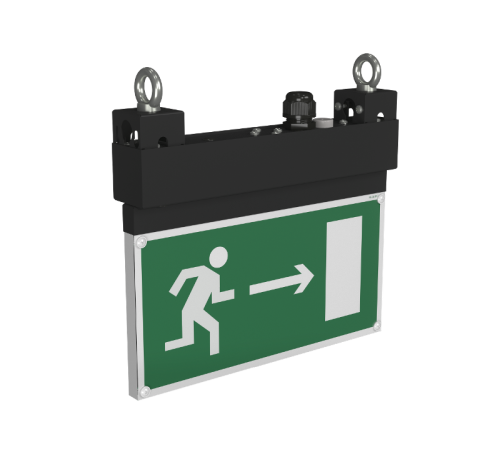Световой указатель аварийного освещения BS-NEXTRINO-10-S1-ELON Black  a17028  Белый свет