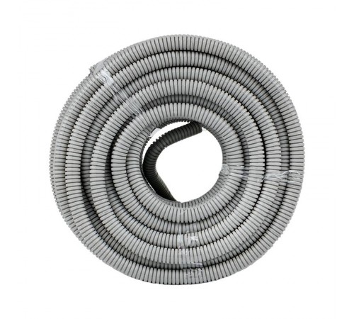 Труба гибкая гофрированная ПВХ 20мм с протяжкой (50м)  tg-z-20-50m  EKF