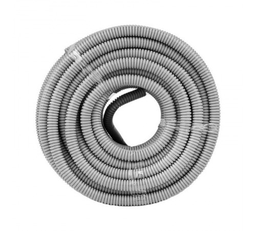 Труба гибкая гофрированная ПВХ 20мм с протяжкой (50м)  tg-z-20-50m  EKF