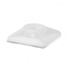 Монтажная база двойная самоклеящаяся (спец.акриловый состав), белая, 19х19  254673MV  DKC