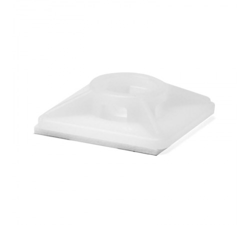 Монтажная база двойная самоклеящаяся 28x28 (спец.состав), белая для хомутов шириной до 4,8мм  25473SR3MV  DKC