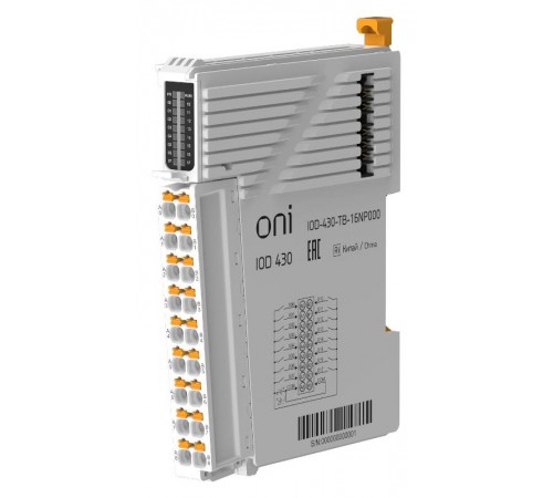 IOD 430 Модуль дискретного ввода 16 сигналов NPN/PNP  IOD-430-TB-16NP000  ONI