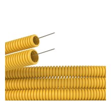 Труба ПВХ гибкая гофр. д.20мм,лег.желтая  91920Y  DKC