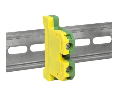 Колодка клеммная ЕК-10/63 JXB земля (аналог БЗН) EKF PROxima  plc-ek-10/63  EKF