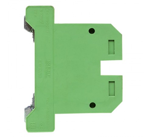 Колодка клеммная ЕК-10/63 JXB земля (аналог БЗН) EKF PROxima  plc-ek-10/63  EKF