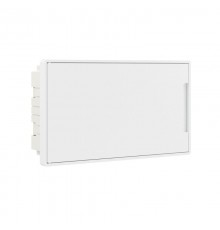 Щиток 18 мод встраиваемый FRAME, белый, с белой дверцей, с 2 шинами PEN на 8 и 10 отв.  F18B1WW  DKC