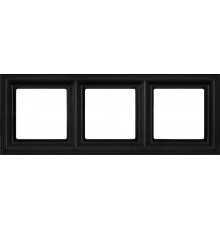 Рамка 3-поста; термопласт; антрацит; Eco Deco  EPD483AN  Jung