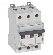 Выключатель автоматический трехполюсный DX3 10000 2А B 16кА  408985  Legrand