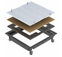 Ревизионный лючок ZES9-2 U (полиамид,черный) (ZES9-2 U10T 9011)  7406674  OBO Bettermann