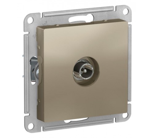 AtlasDesign Шампань Розетка TV оконечная 1DB, механизм  ATN000591  SE