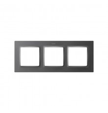 Рамка на 3 поста цвета матовый титан S82 Concept  8200637-096  Simon