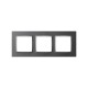 Рамка на 3 поста цвета матовый титан S82 Concept  8200637-096  Simon