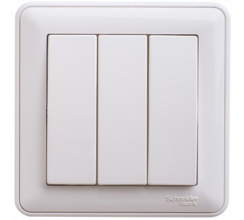 W59 Белый Выключатель 3-клавишный, 10АХ (в сборе)  VS0510-351-18  SE