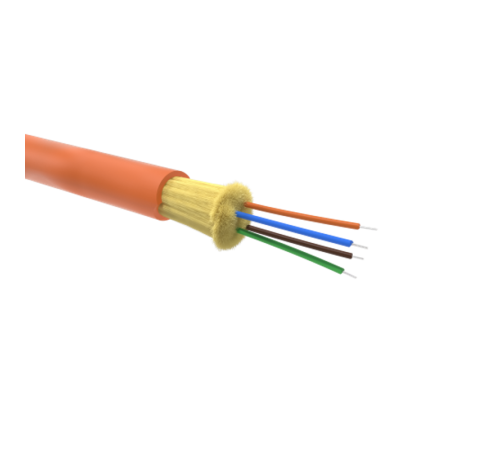 Кабель волоконно-оптический DT ОМ2,50/125 мкм,4 волокна в плотном буферном покрытии  RNDTIN504LSOR  DKC
