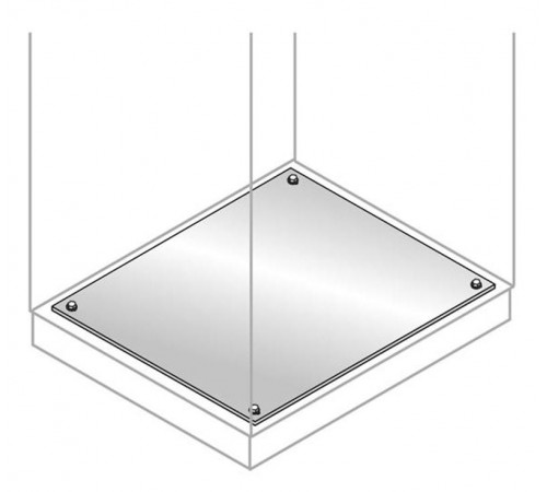 Панель нижняя фиксированная,нерж 1000х600  EF1062X  ABB