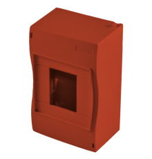 КМ2040-02 Корпус модульный открытой установки на 3-4 модуля, красный  КМ2040-02  HEGEL