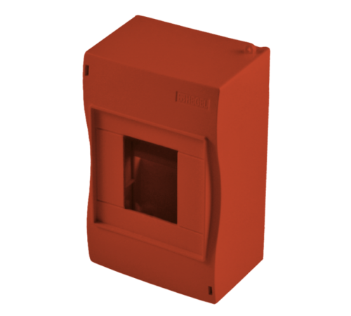 КМ2040-02 Корпус модульный открытой установки на 3-4 модуля, красный  КМ2040-02  HEGEL