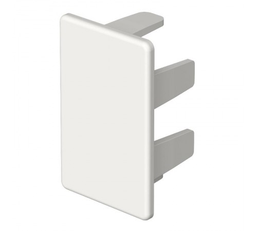 Торцевая заглушка кабельного канала WDK 25x40 мм (ПВХ,белый) (WDK HE25040RW)  6193153  OBO Bettermann